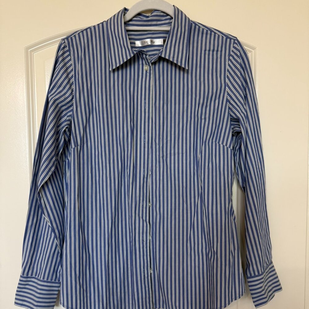 Old Navy - Pin Stripe Button Down Blouse